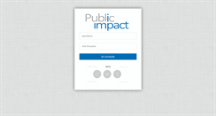 Desktop Screenshot of etudes.public-impact.fr